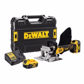 DeWALT - Lamelfræser 18V XR DCW682P2, TSTAK, 2x5,0 Ah