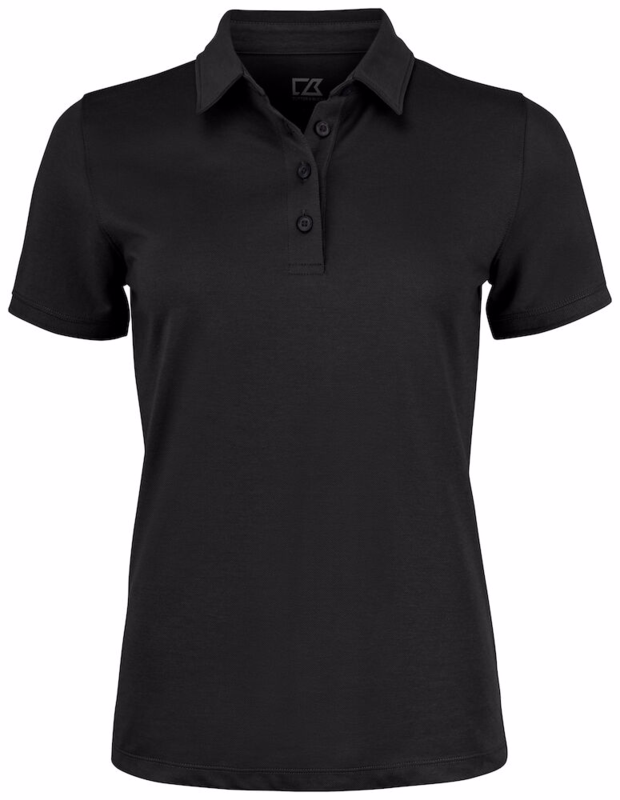 Polo Shirt Dame Oceanside sort, str. XS