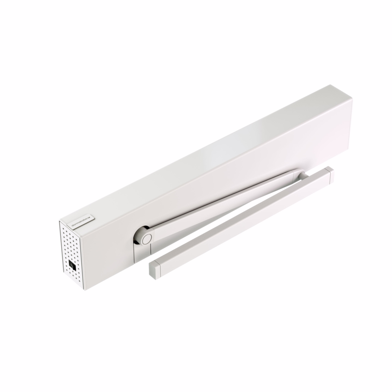 Aut. Døråbner ED250 hvid, komplet m/glideskinne