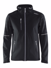 CRAFT - Softshell Jakke Craft 1905072 Black/White