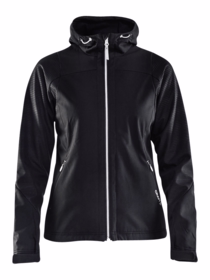 CRAFT - Softshell Jakke Dame Craft Black/White
