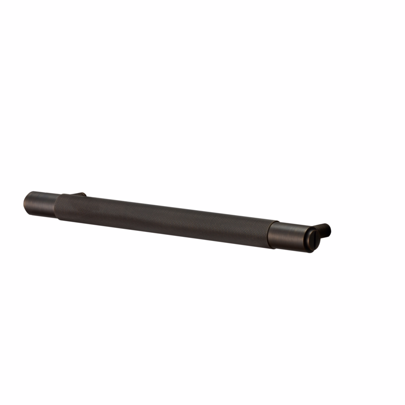 Møbelgreb mess brun Ø20x160mm cc125mm Cross