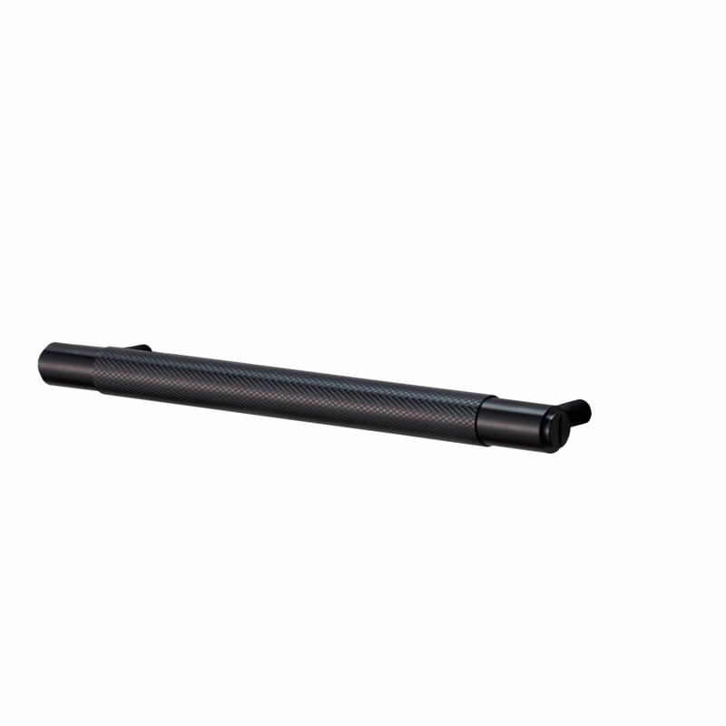 Møbelgreb alu sort Ø20x160mm cc125mm Cross