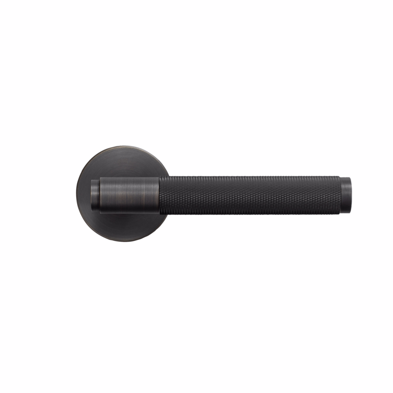 Dørgreb mess brun Ø22x145 Ø57x4 klips cc38, 35-54 Cross