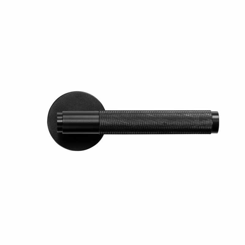 Dørgreb alu sort Ø22x145 Ø57x4 klips cc38, 35-54 Cross