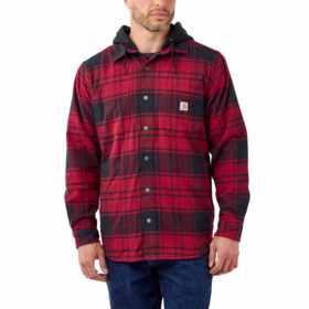 Carhartt - Skjortejakke m/hætte 105621 Rød tern