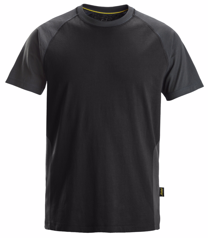 T-shirt 2550 sort/koksgrå, str. L