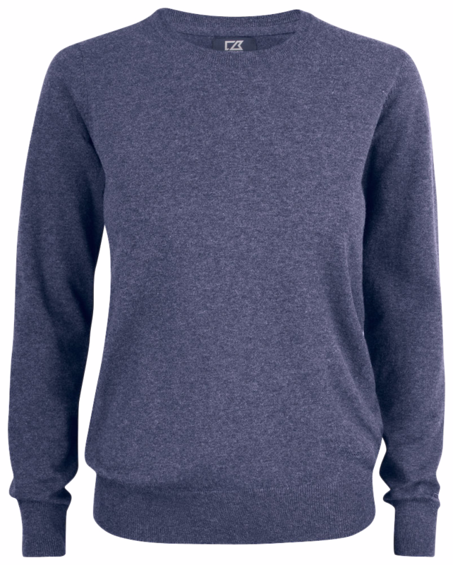 Pullover Dame Oakville Crewneck Navy Mel Str. XS