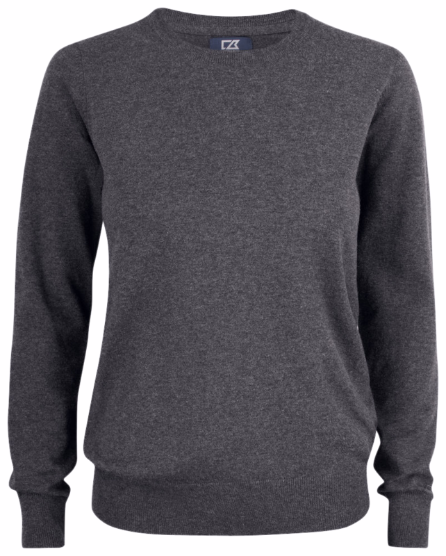 Pullover Dame Oakville Crewneck Antra Mel Str. L