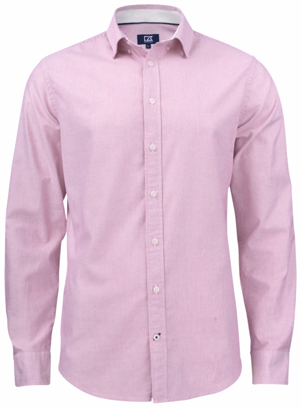 Skjorte Oxford Belfair Burgun Str. 4XL