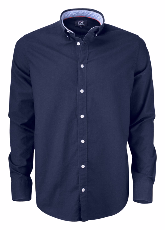 Skjorte Oxford Belfair Dark Navy Str. L