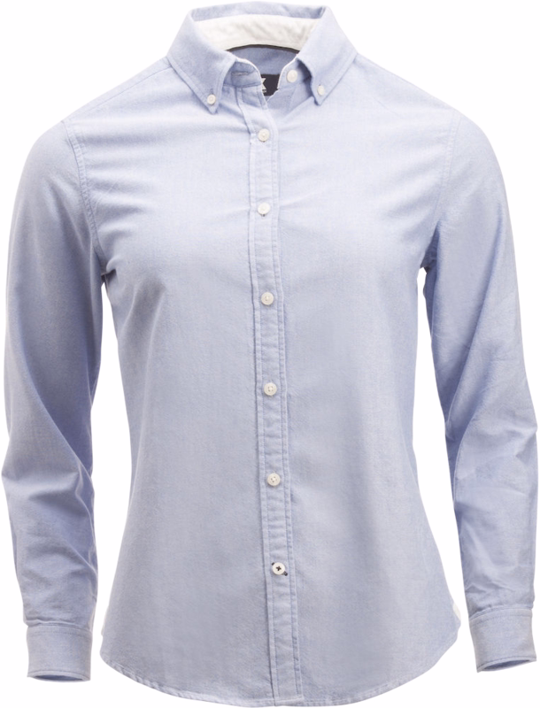 Skjorte Oxford Dame Belfair French Blue Str. 2XL