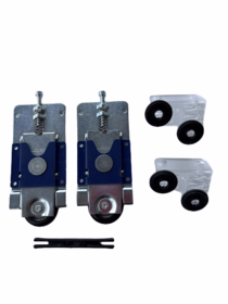 Svalk - Beslagsæt sort m/spids, komplet KG50