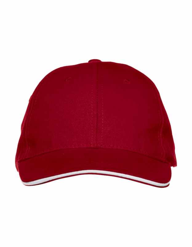 Kasket 024035 Rød/Hvid, Onesize