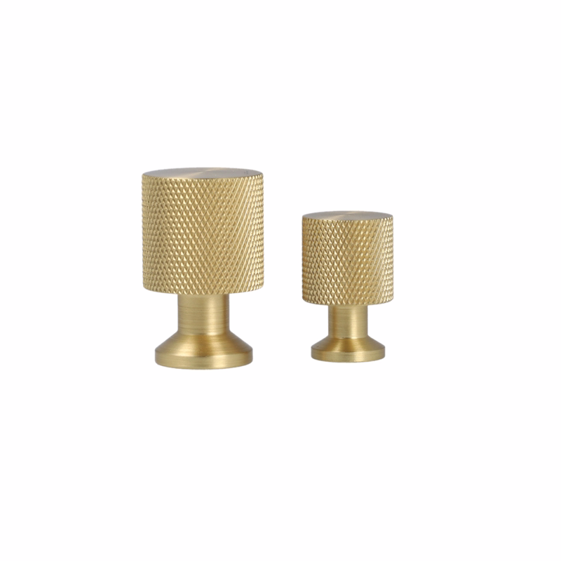 Møbelknop mess mat lak Ø16x25mm