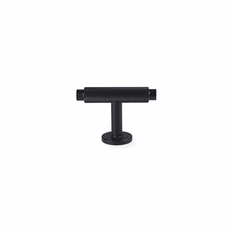Møbelgreb sort T-form 50x36mm