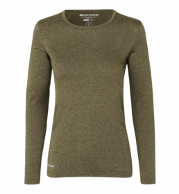 Geyser - T-shirt G11021 Dame L/Æ Oliven melange