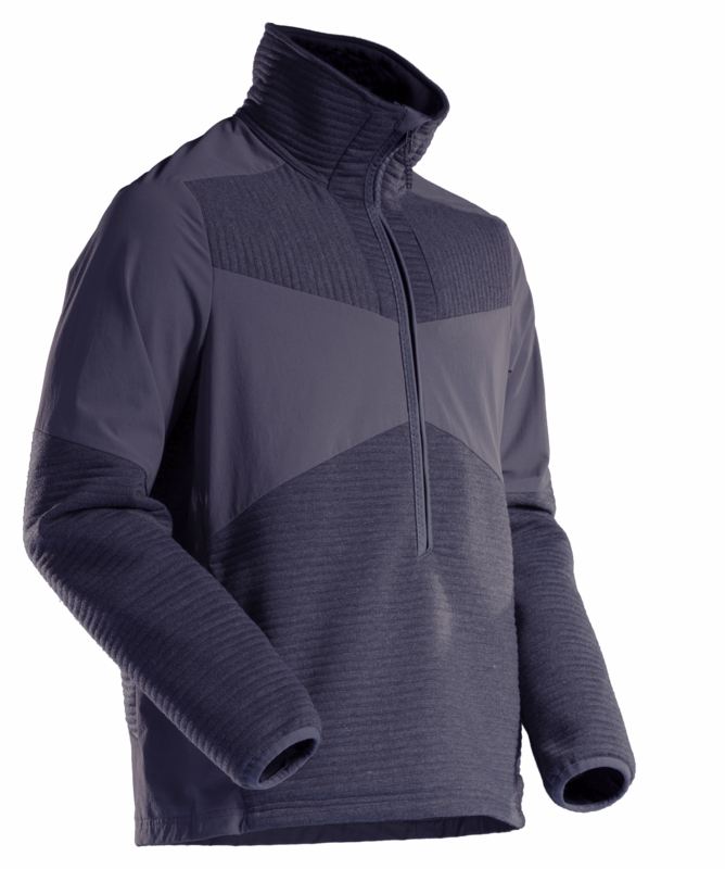 Fleecetrøje 22005 Mørk marine, str. M