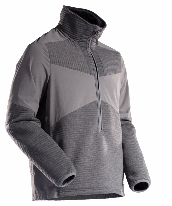 Fleecetrøje 22005 Stengrå, str. 2XL