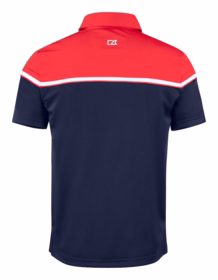 Cutter Buck - Poloshirt 354428 Seabeck Mørk navy/rød