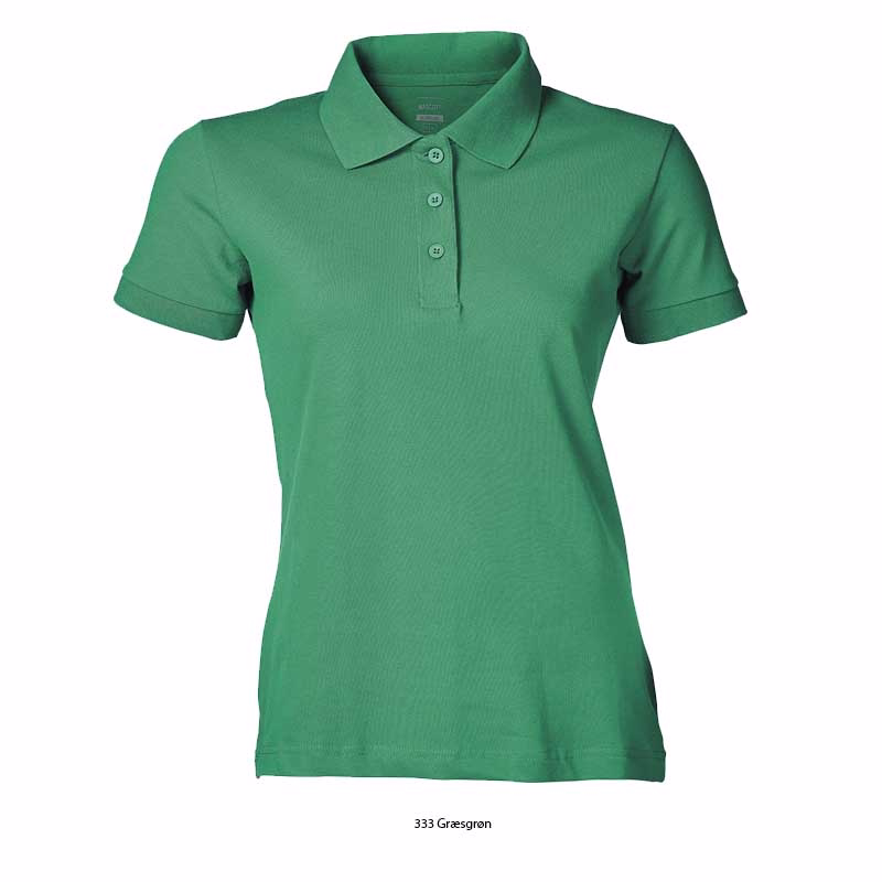Polo shirt Dame Grasse græsgrøn, Str. S