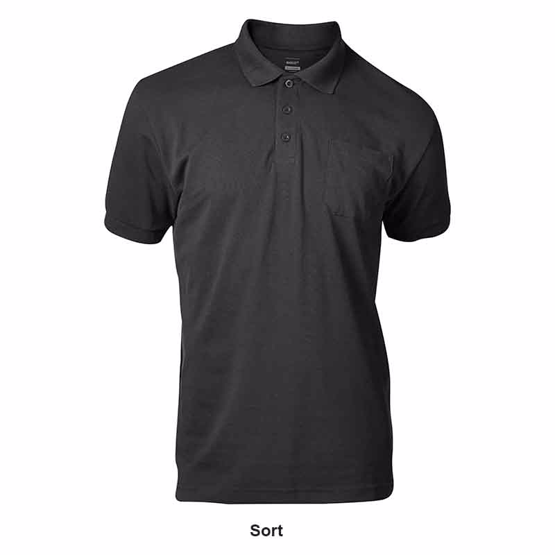 Polo shirt 51586 Orgon sort, str. 2XL