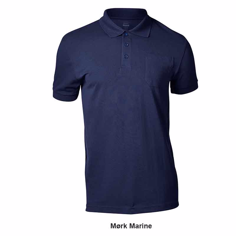 Polo shirt Orgon mørk marine, Str. M