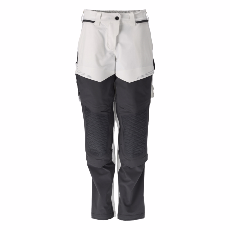 Malerbuks Dame 22078 Hvid/stengrå, str. 82C40