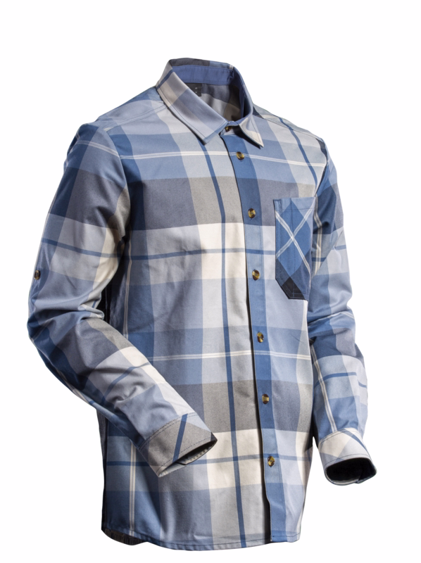 Arbejdsskjorte 22904 Mørk marine tern, str. L