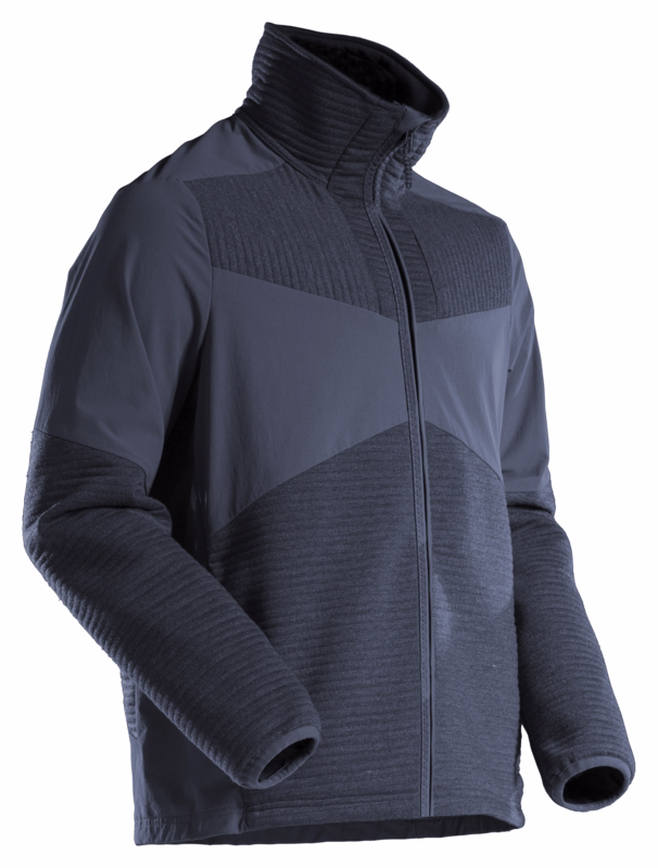 Fleecejakke 22105 Mørk marine, str. 2XL