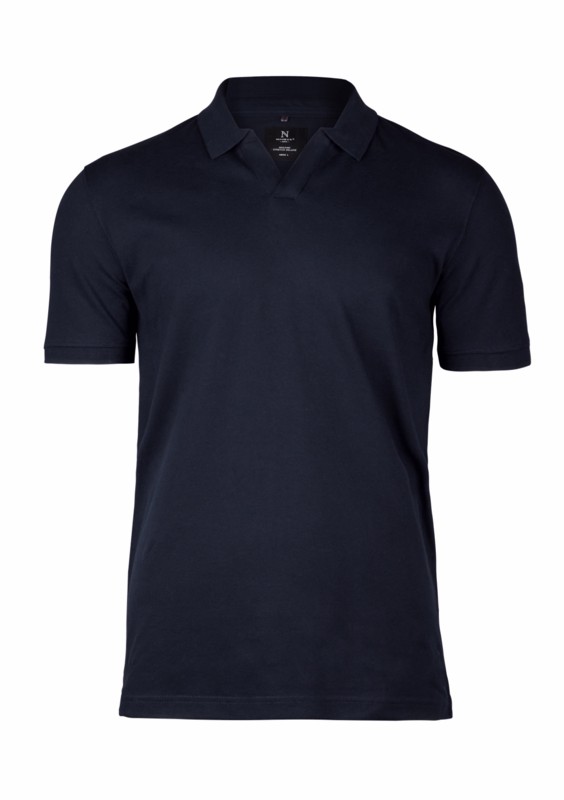Poloshirt V-hals Harvard Dark navy, str. 3XL