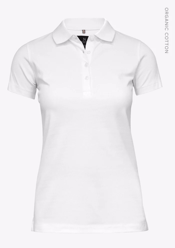 Poloshirt Dame Classic Harvard White, str. S