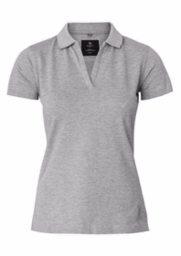Nimbus Nordic - Poloshirt Dame V-hals Harvard Grey melange
