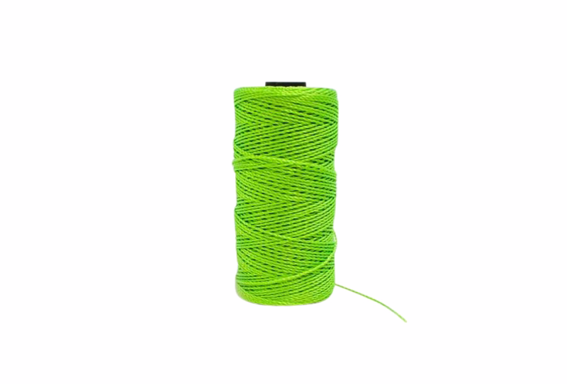 Mursnor neongrøn nylon 6/8 1,2mm