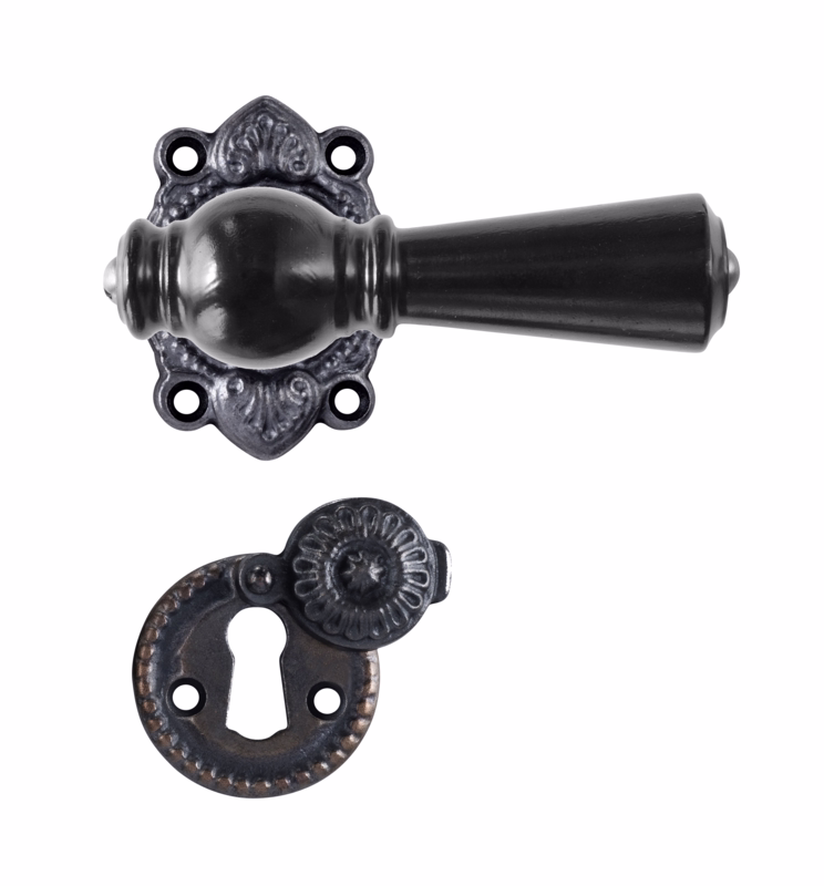 Dørgreb bøg sort Almue 670 m/sort roset 45x65 Østerbro