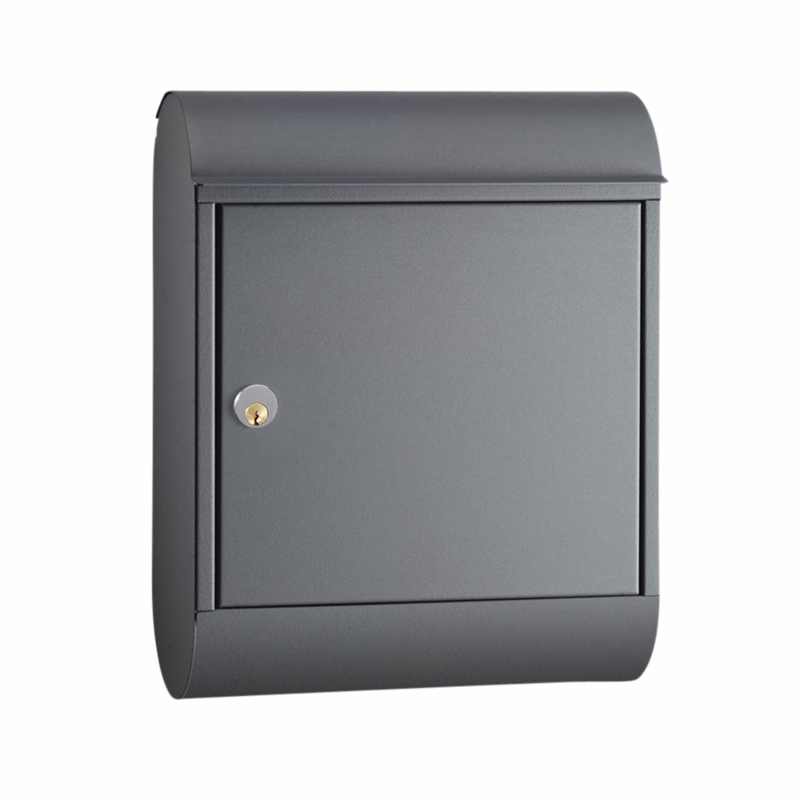 Postkasse Topaz 842 grå m/lås