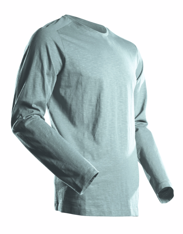 T-shirt L/Æ 22581 Støvet grøn, str. S