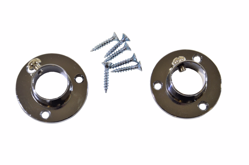 Rørflange forn 19mm 527-07 á 2 stk