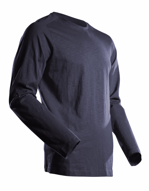 T-shirt L/Æ 22581 Mørk marine, str. L