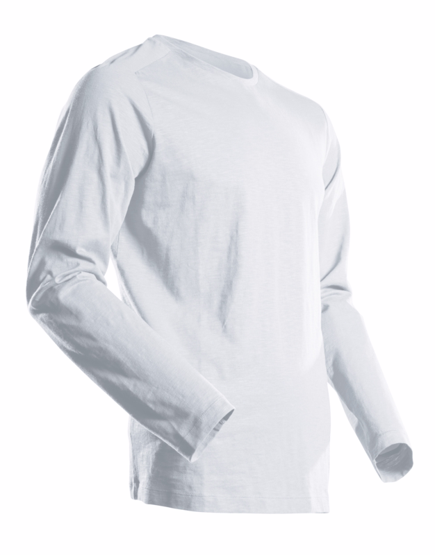 T-shirt L/Æ 22581 Hvid, str. L
