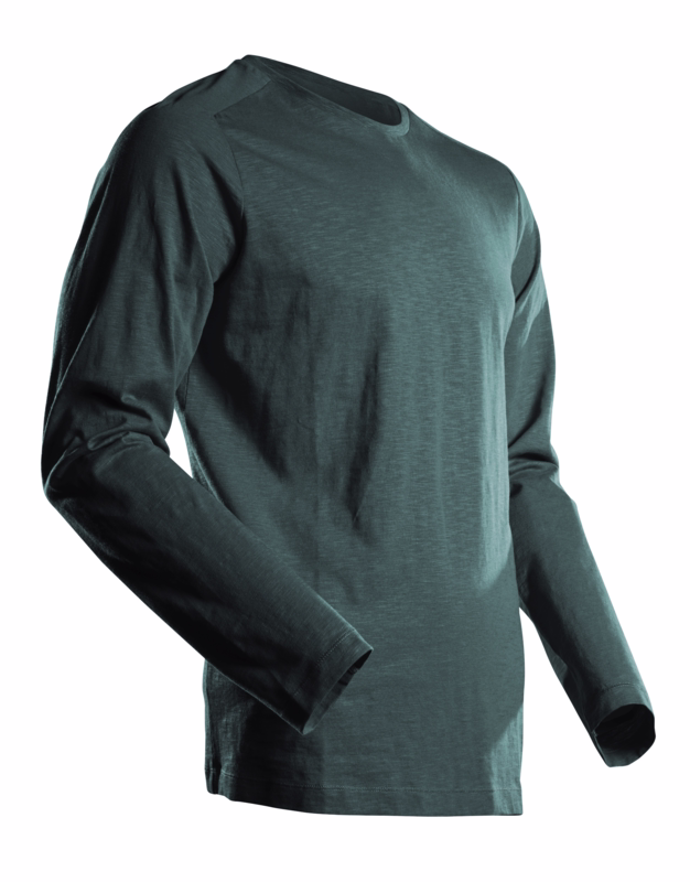 T-shirt L/Æ 22581 Skovgrøn, str. M