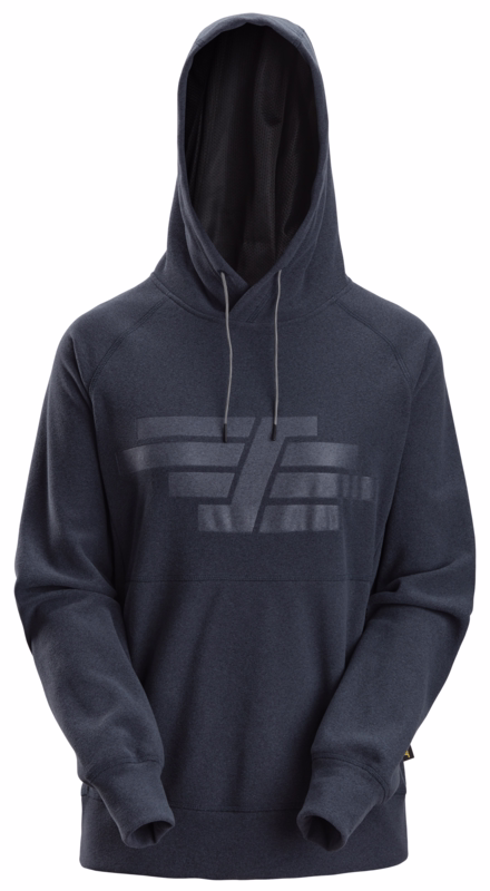 Fleece hættetrøje Dame 8070 Navy meleret, str. M