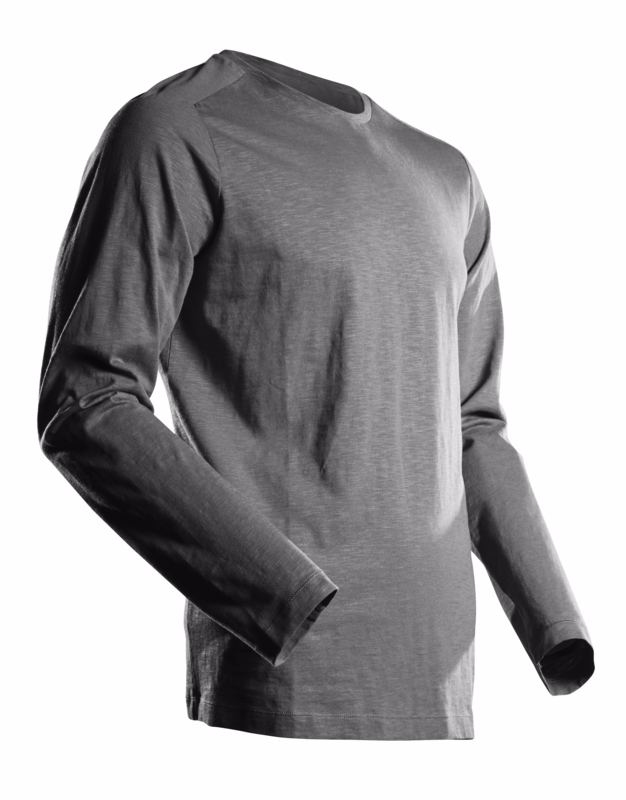 T-shirt L/Æ 22581 Stengrå, str. XS