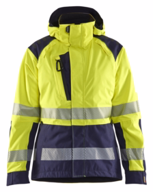 Blåkläder - Skaljakke 4436 Dame Hi-vis Gul/Marineblå