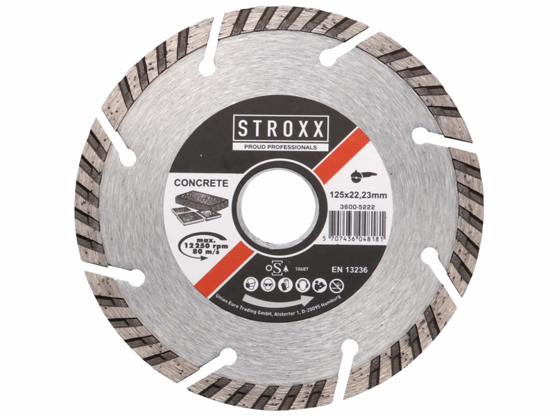 Diamantklinge concrete åben 125x22,23 mm