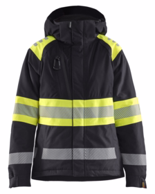 Blåkläder - Vinterjakke 4470 Dame Hi-vis Sort/Gul