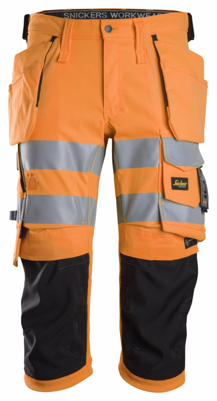Knickers Hi-vis 6138 Orange/sort, str. 46