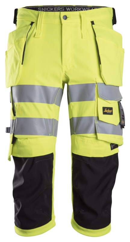 Knickers Hi-vis 6138 Gul/sort, str. 56