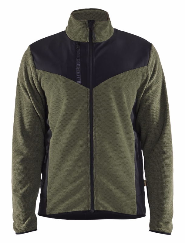 Softshell jakke 5942 Efterårsgrøn/Sort, str. 4XL