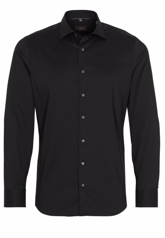 Skjorte 3377 Slim sort, str. 40